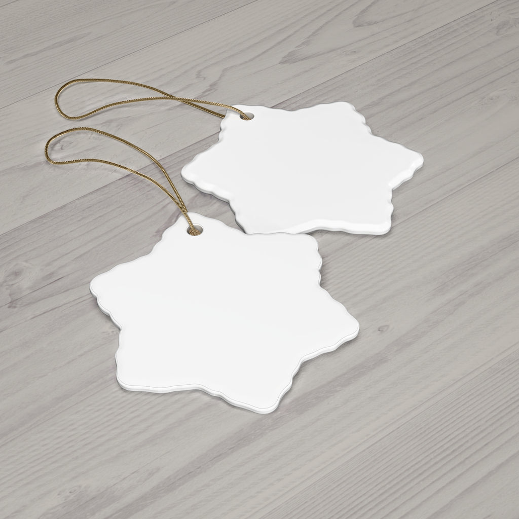 Personalized Ceramic Christmas Ornament