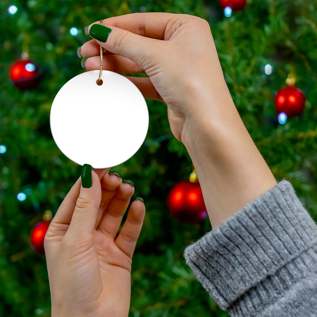 Personalized Ceramic Christmas Ornament
